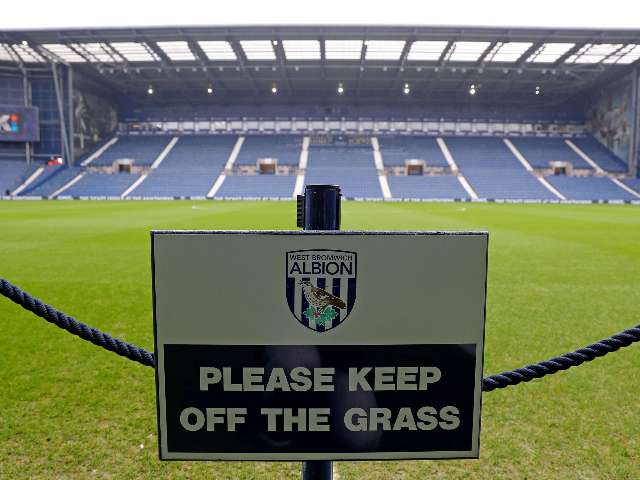 West Brom's plans to introduce safe-standing section blocked by government