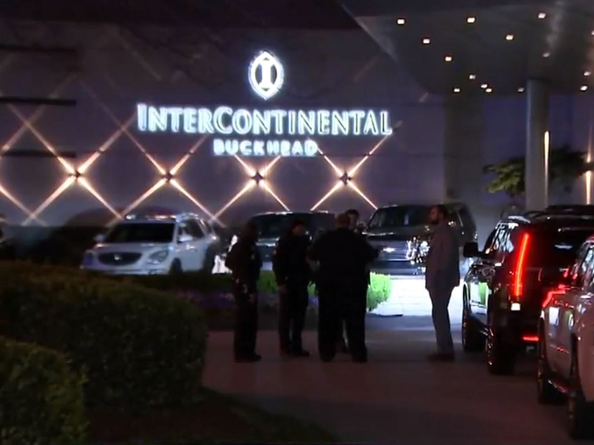 The shooting occurred outside the InterContinental Hotel in Buckhead, Atlanta
