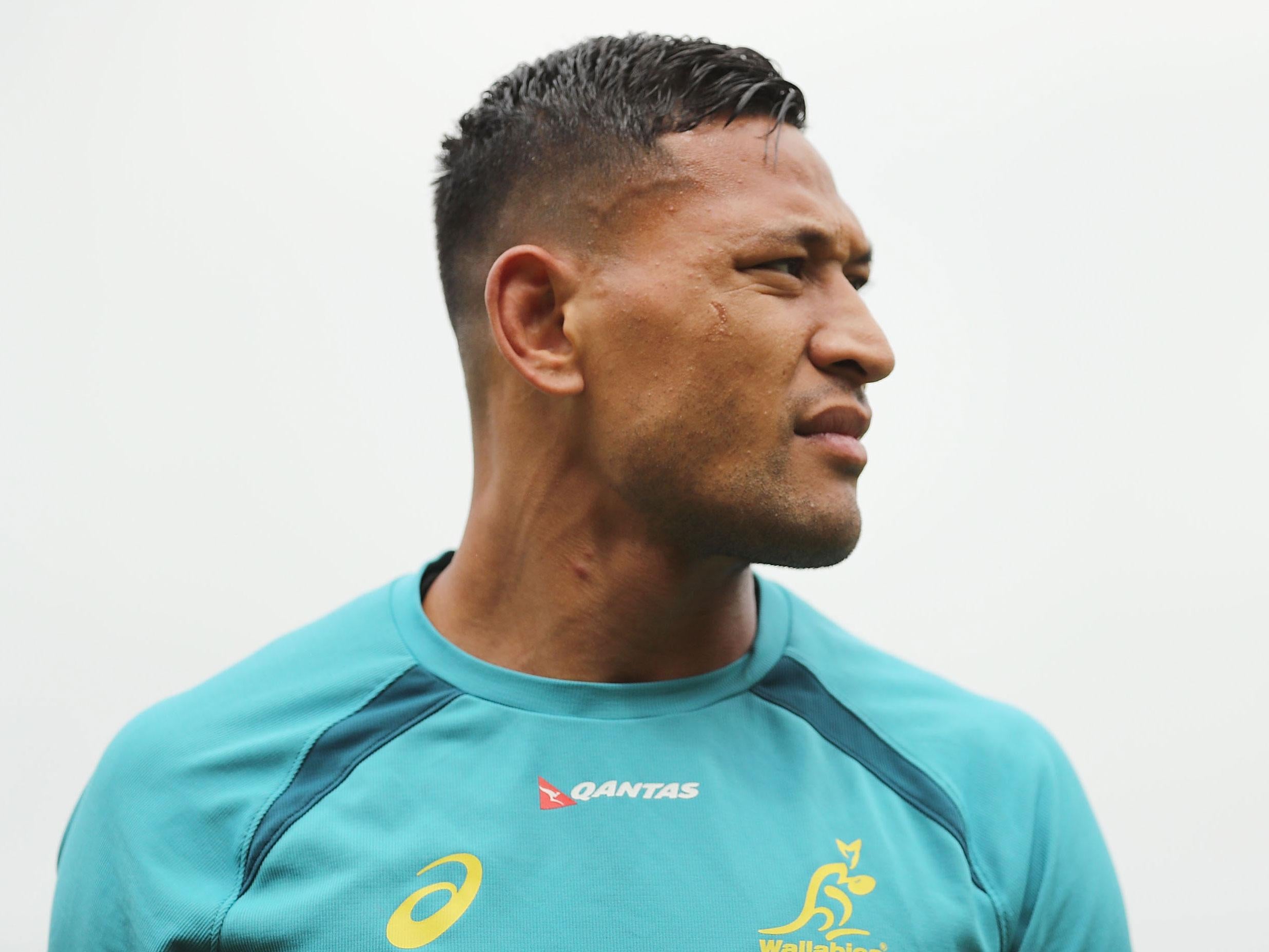 Australia star Israel Folau denies his homophobic comments are a ploy in  contract negotiations | The Independent | The Independent
