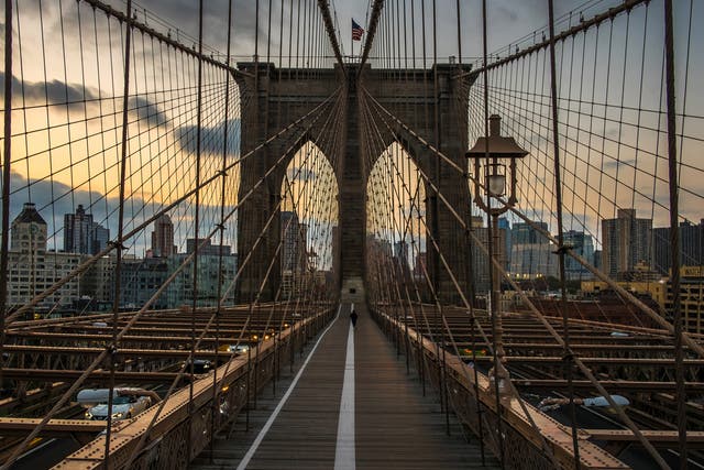 Brooklyn Bridge: Koek searches for light and colour in a city many residents would view as black and white
