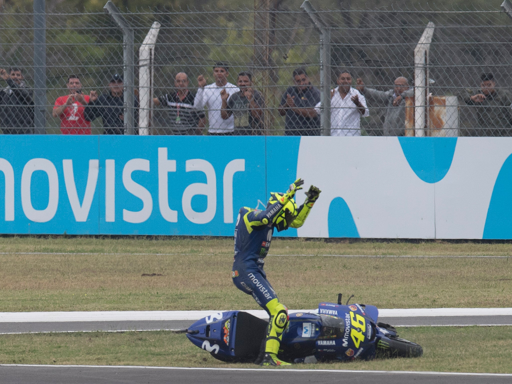 Valentino Rossi claims he is 'scared' of riding against Marc Marquez