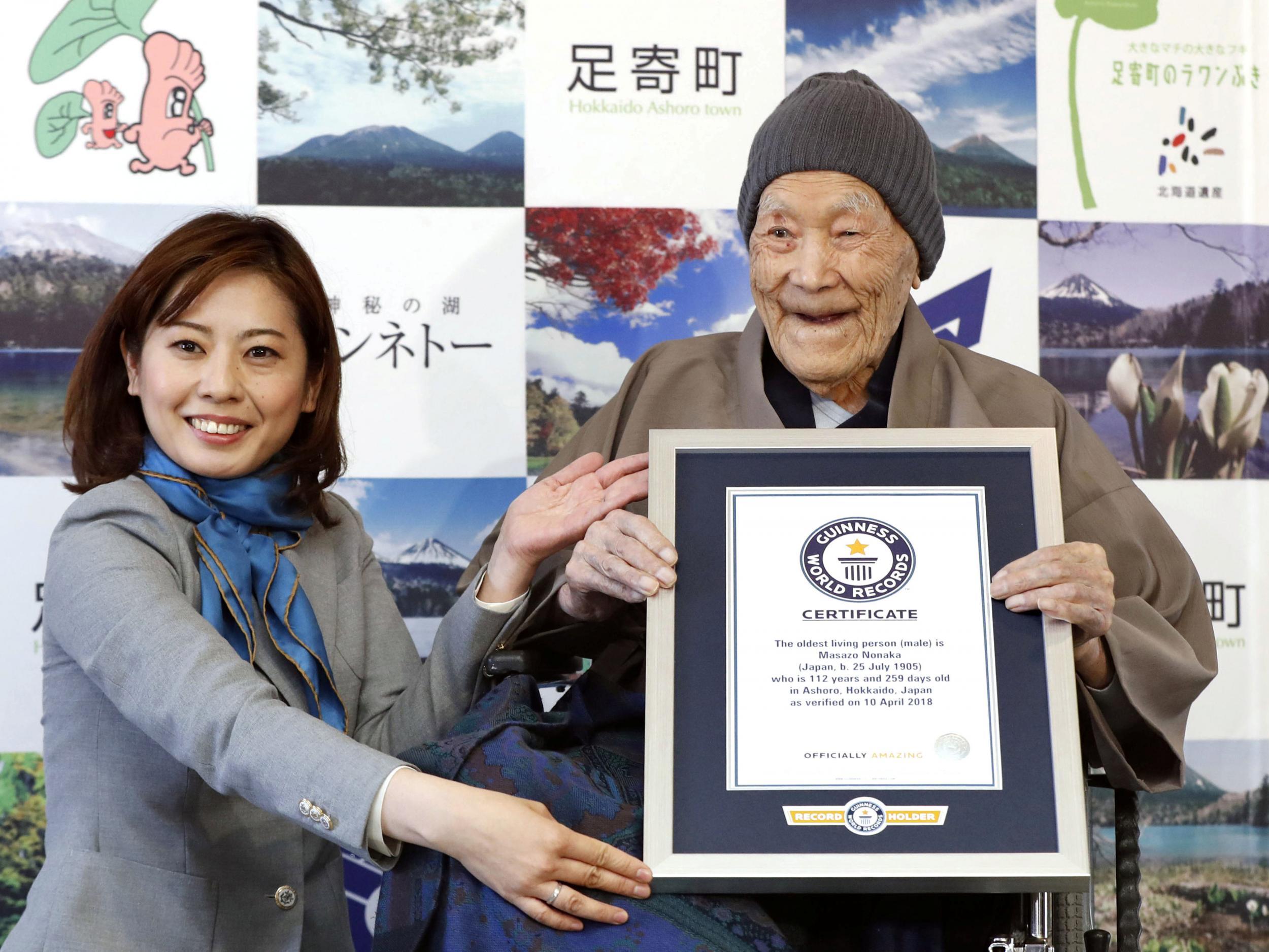 Nonaka was born at the turn of the 20th century, and is 112 years old