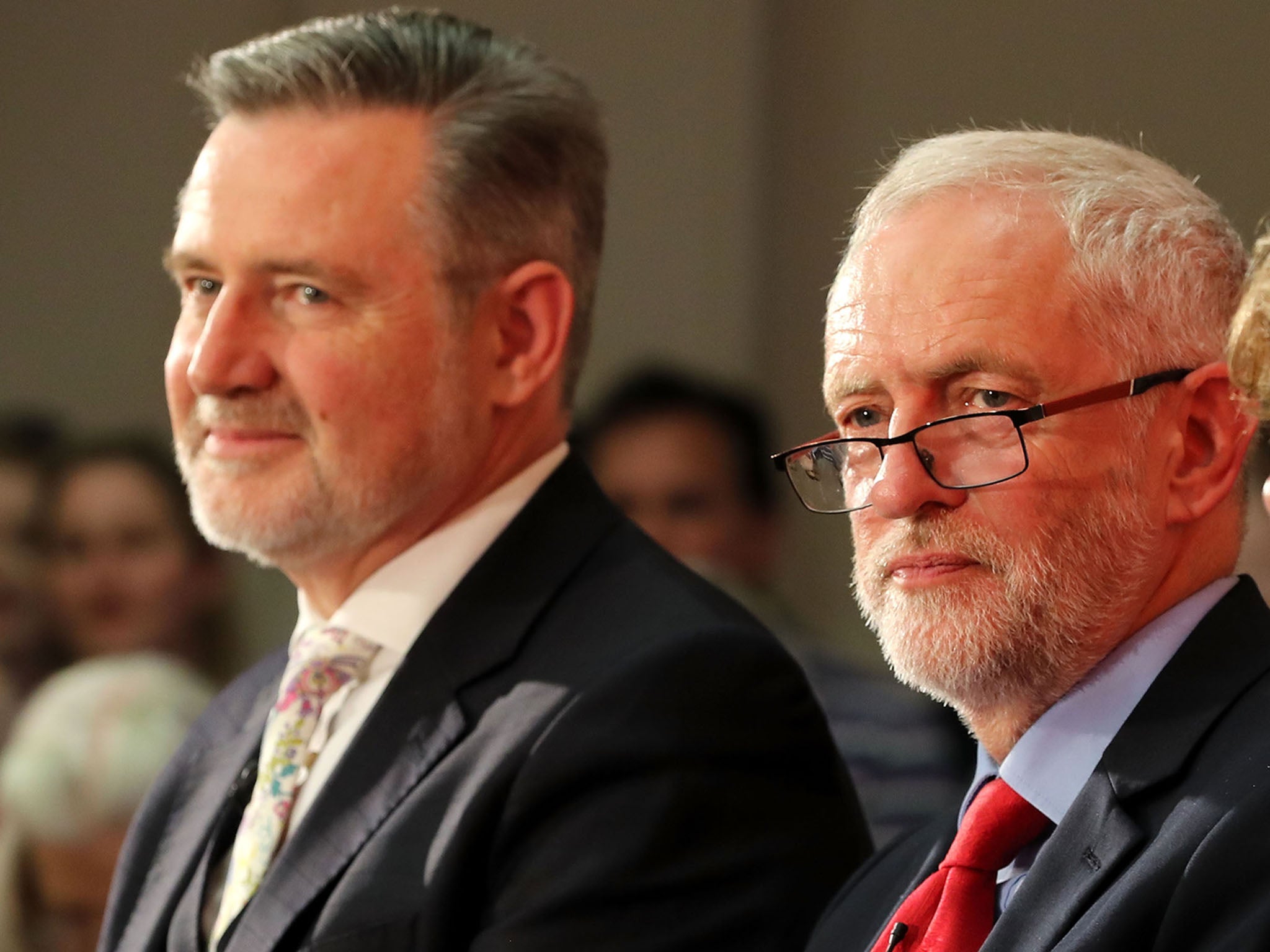 Barry Gardiner and Jeremy Corbyn