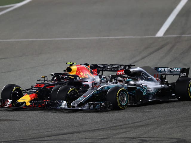 Lewis Hamilton labelled Max Verstappen's overtake on Sunday 'immature' after the pair touched