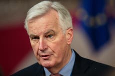 May ‘pleading’ with EU for access to single market, says Barnier