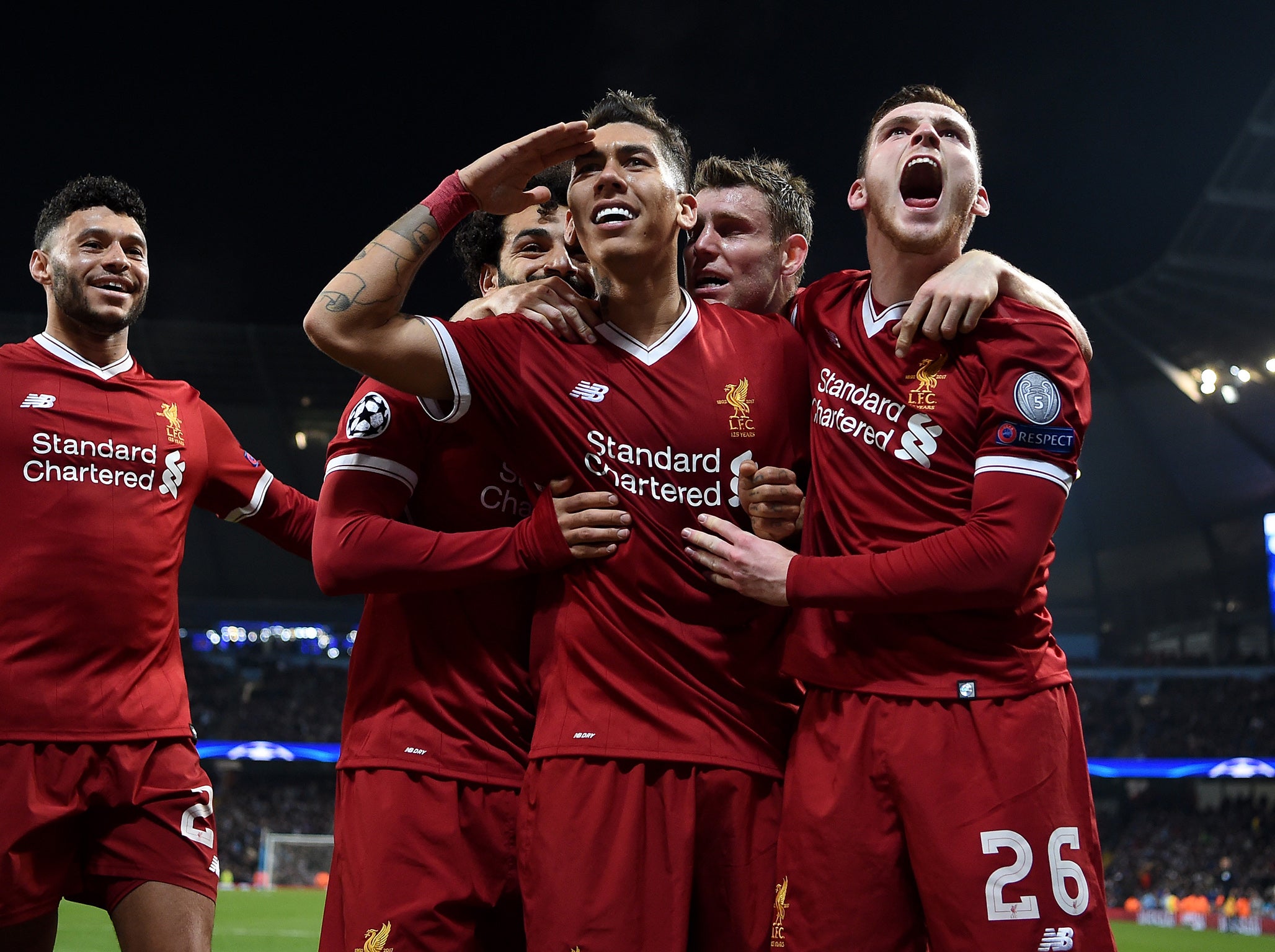 Roberto Firmino won it on the night