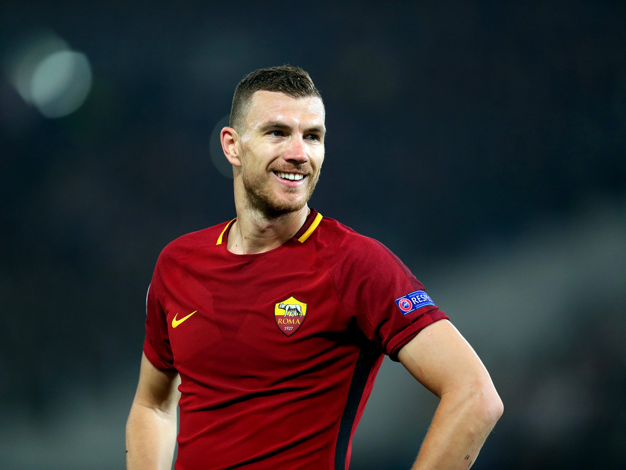 Edin Dzeko believes his goal gave the side the belief that they could beat Barcelona by three goals