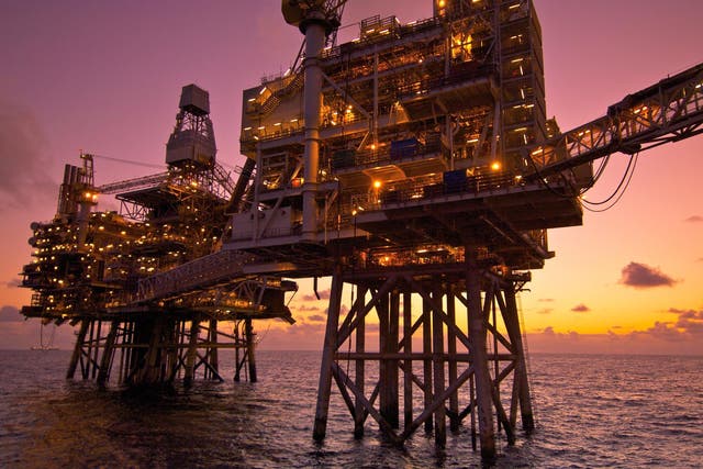  North Sea oil and gas has been hit by a slowdown in recent years