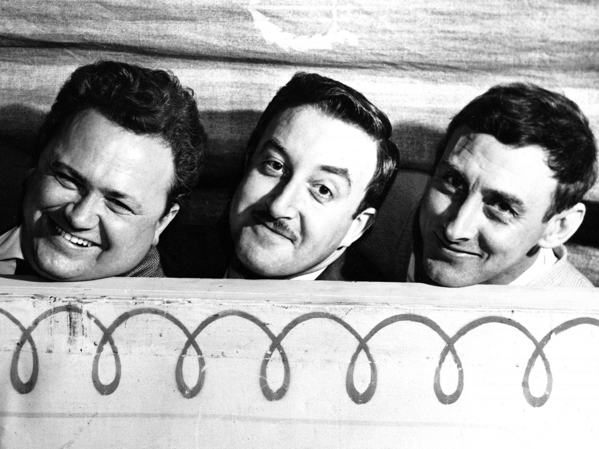Peter Sellers, Harry Secombe and Spike in 1959