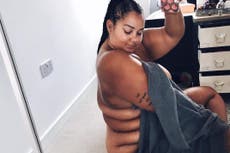 Body positive blogger encourages women to embrace ‘rolls’ in nude snap