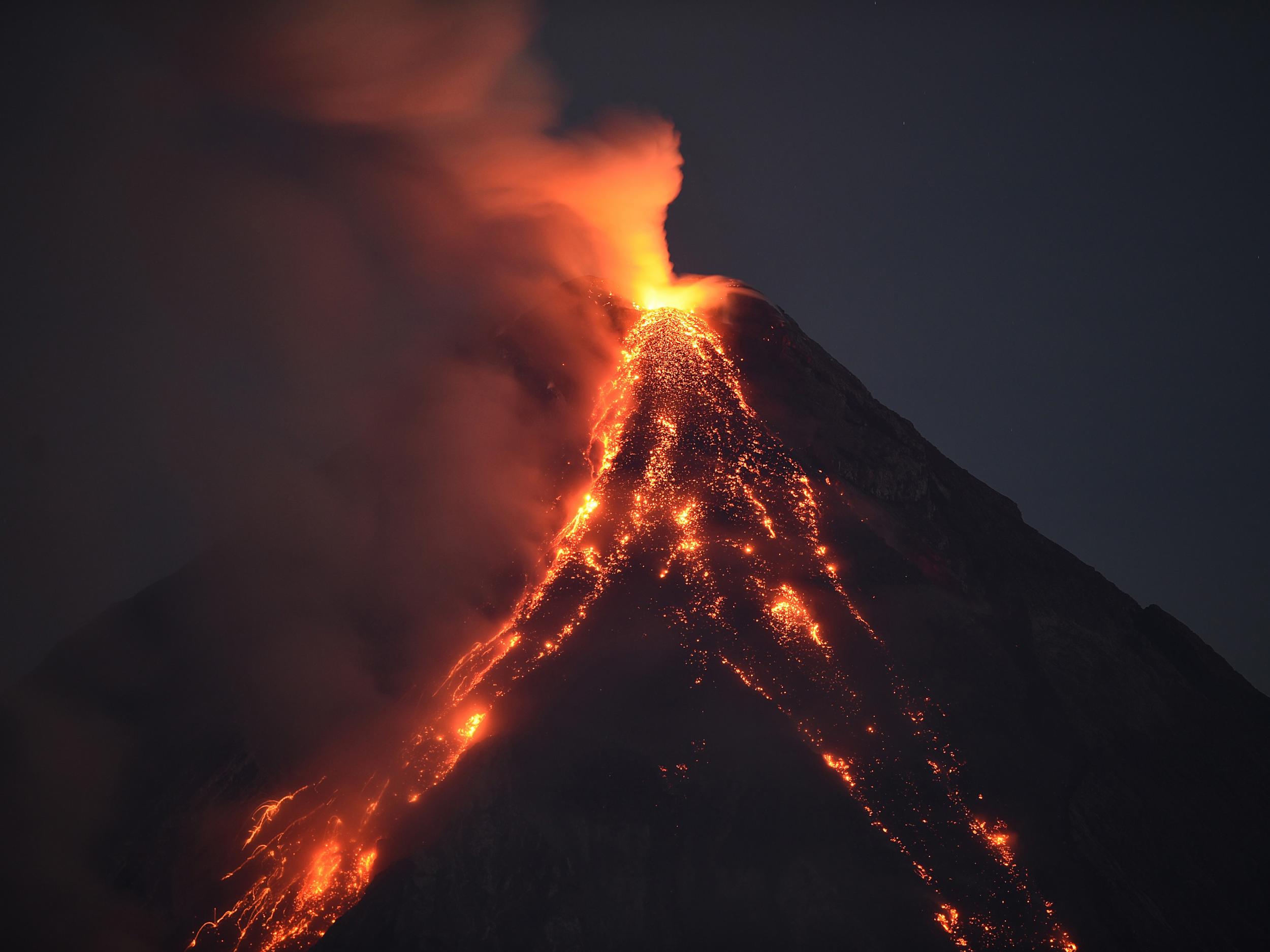 Volcanic eruptions could be made more frequent if ‘protective layers’ of ice on top of them melt