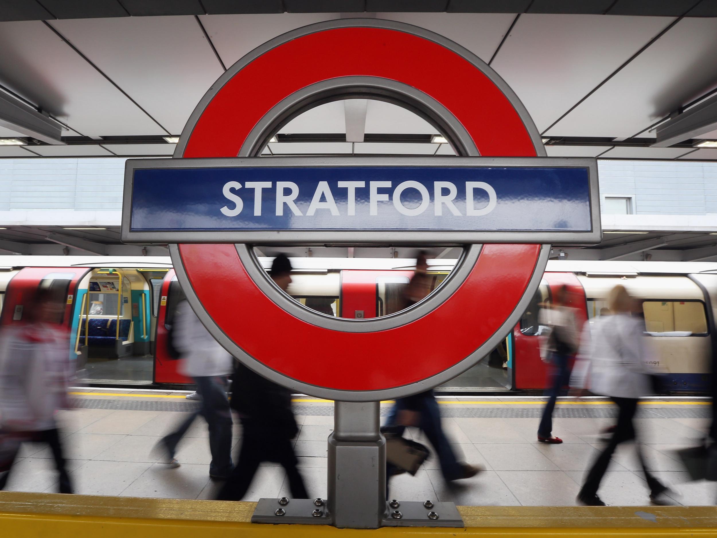 The station is near Westfield shopping centre and is part of a busy transport hub