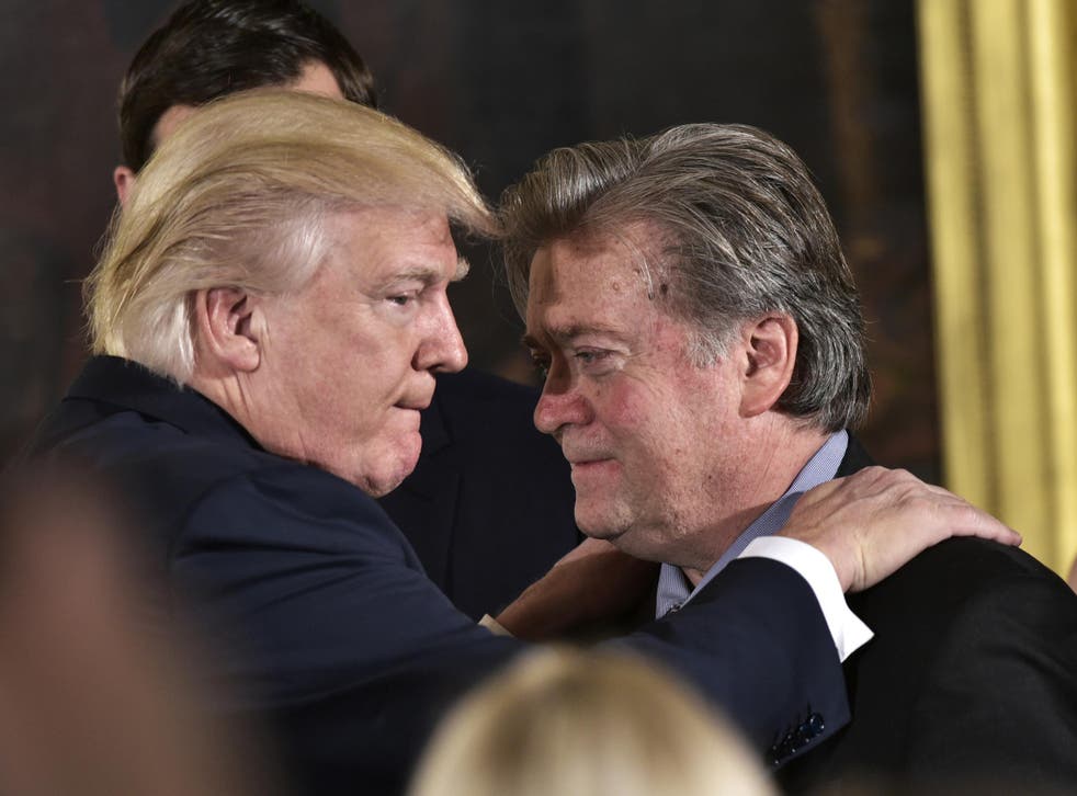 Stephen Bannon left the White House in August in the wake of the Charlottesville United the Right rally
