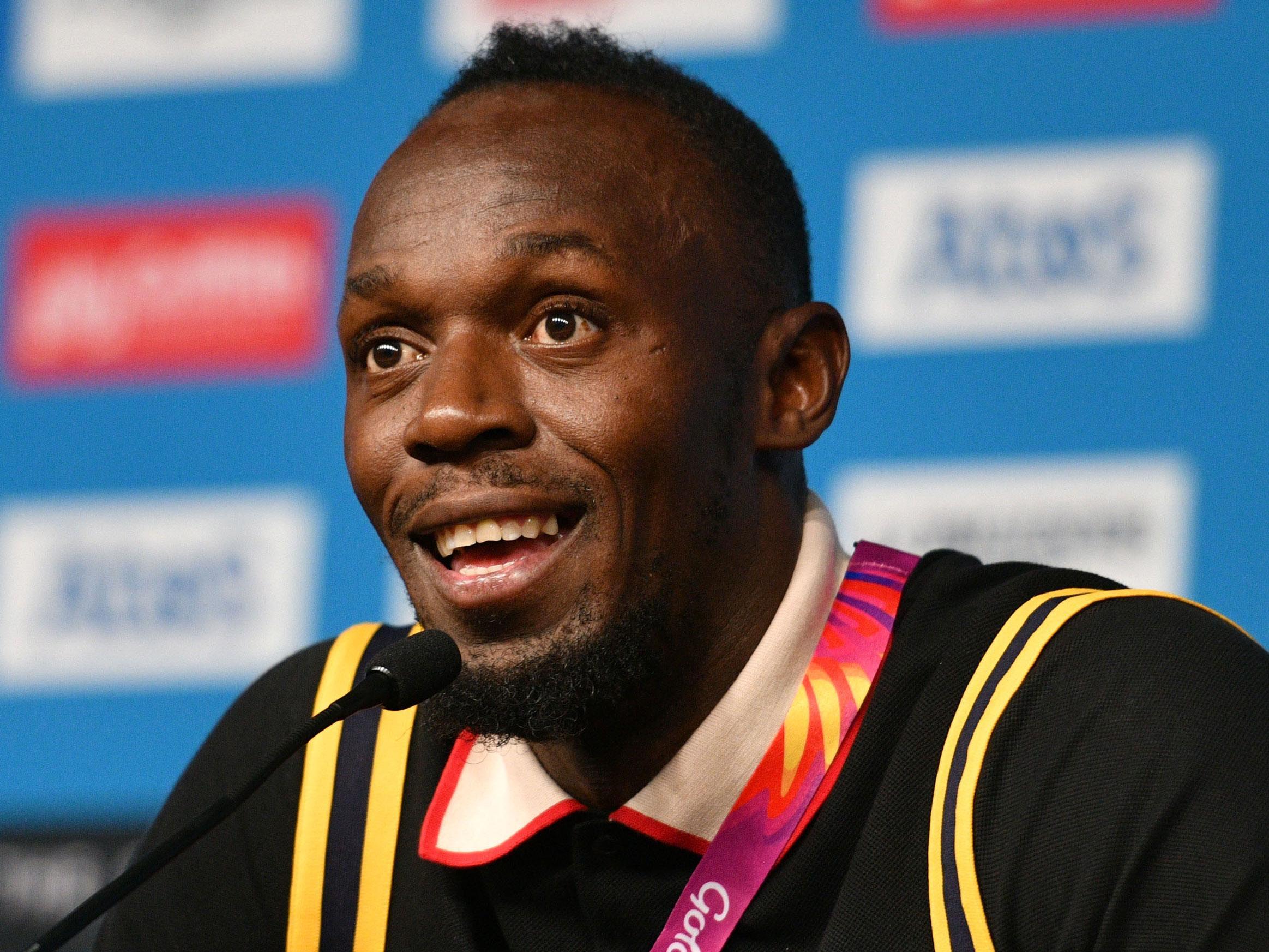 Usain Bolt watched his former teammate miss out on gold on Monday