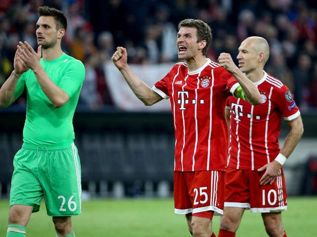Bayern Munich have cruised into the Champions League last four