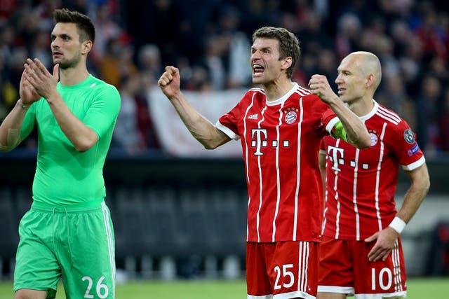 Bayern Munich have cruised into the Champions League last four