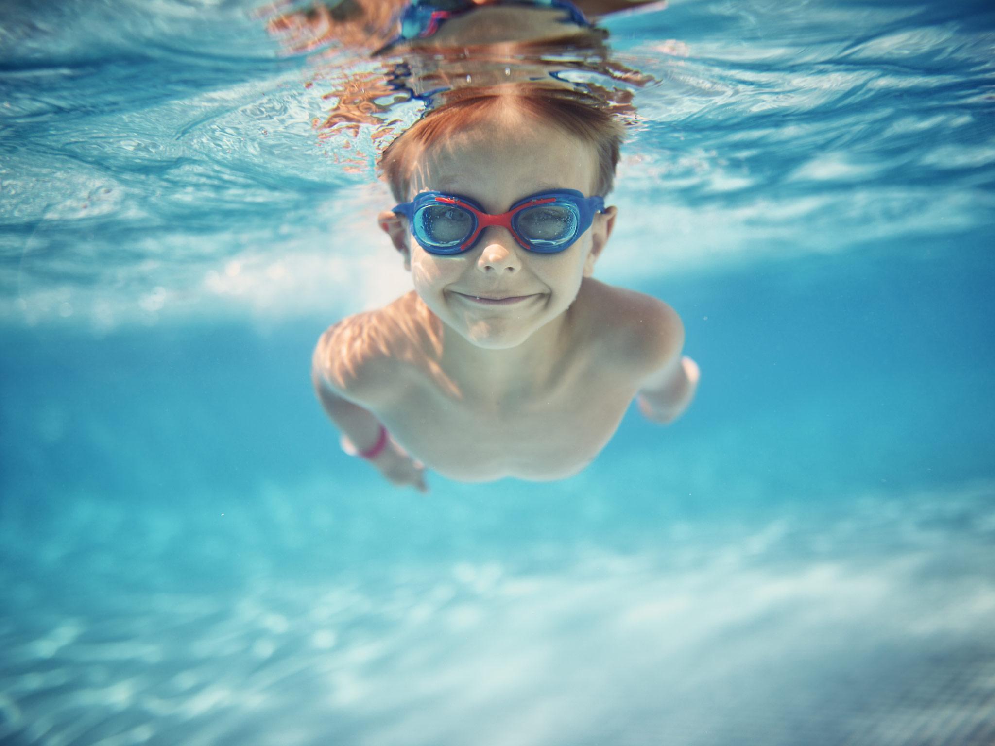 Anti-Fog Kids Swimming Googles Leak Proof Children Swim Glasses Blue Pink