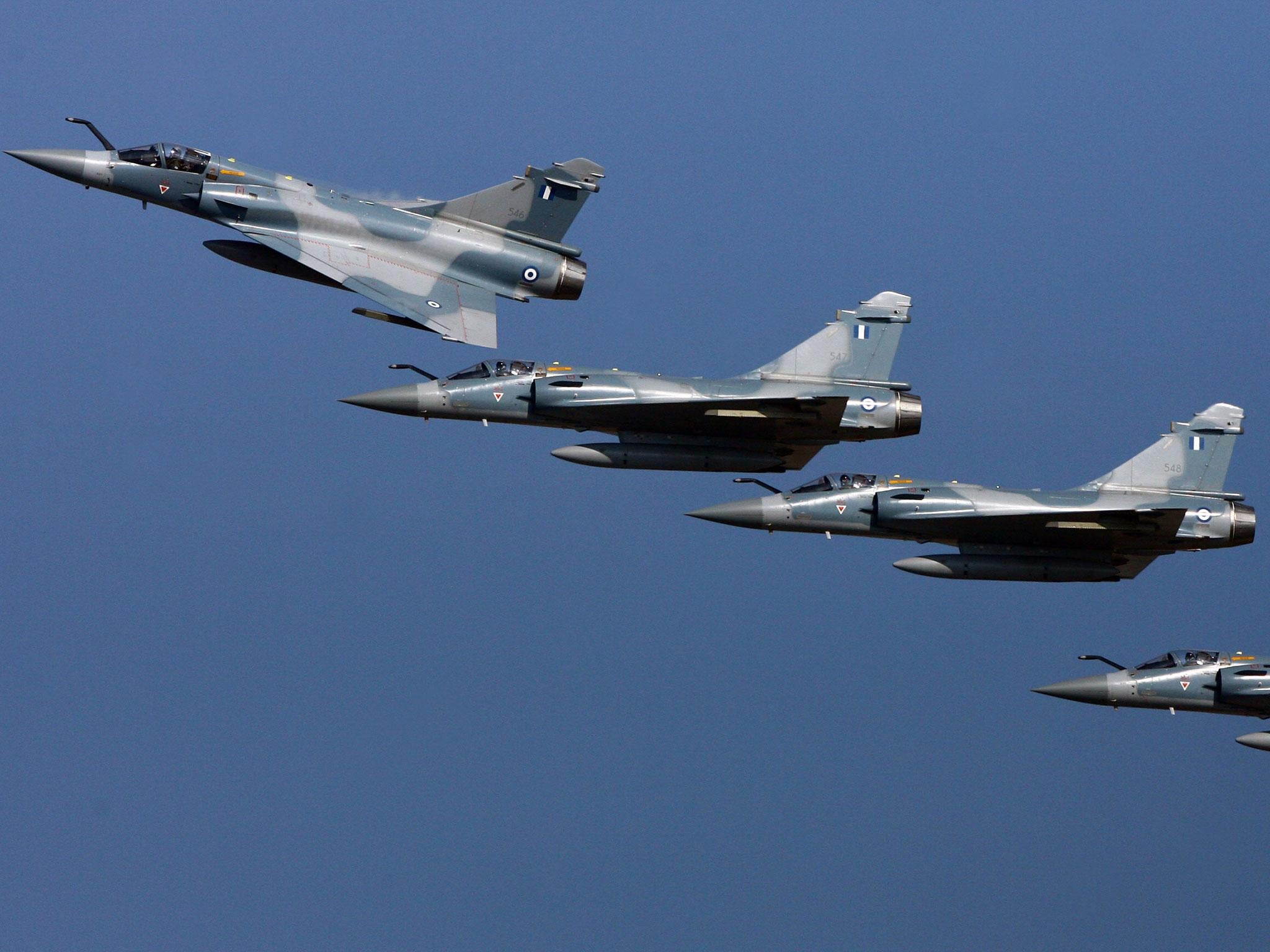 File image: Greece incorporated 15 Mirage 2000-5 fighter jets into its airforce in 2007