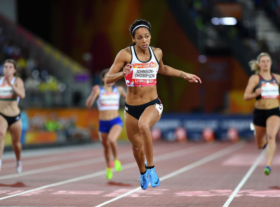 Katarina Johnson-Thompson saw out victory in her 200m heat