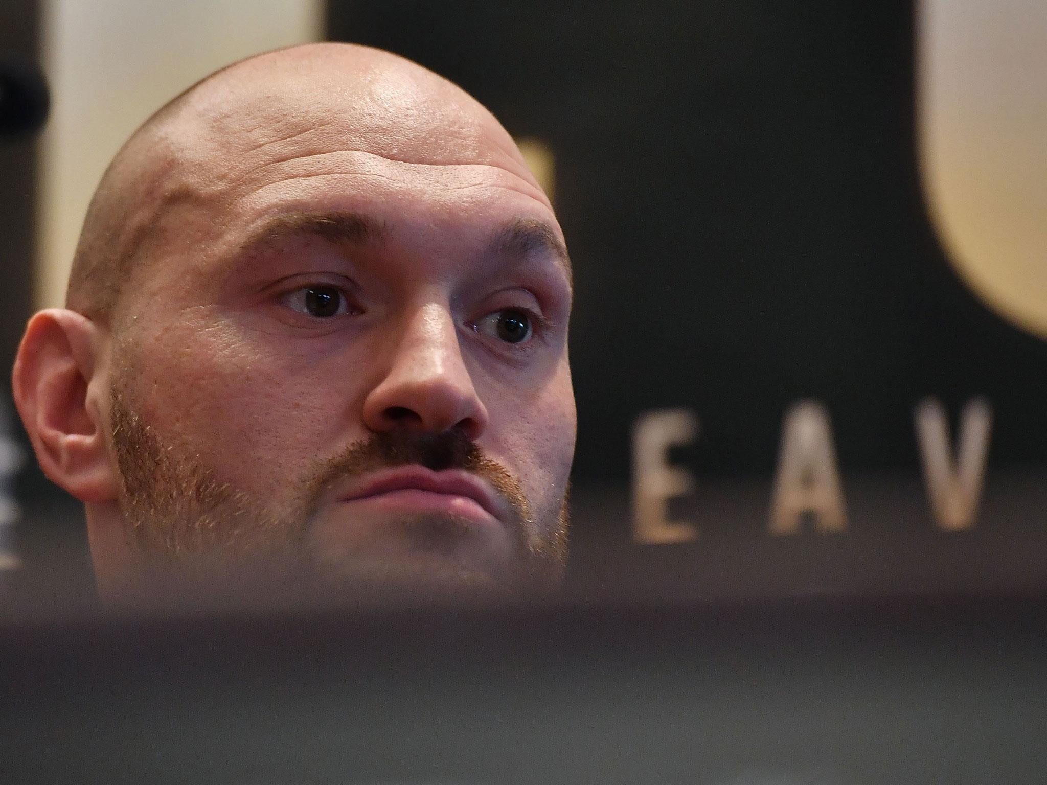 Fury said he could reclaim his world title by the end of the year