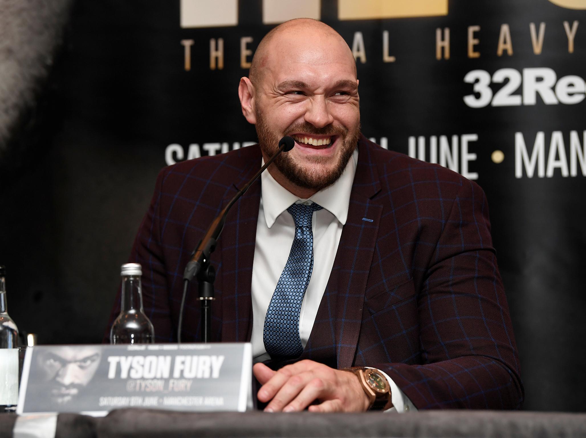 Fury confirmed his return to boxing at a London press conference on Thursday