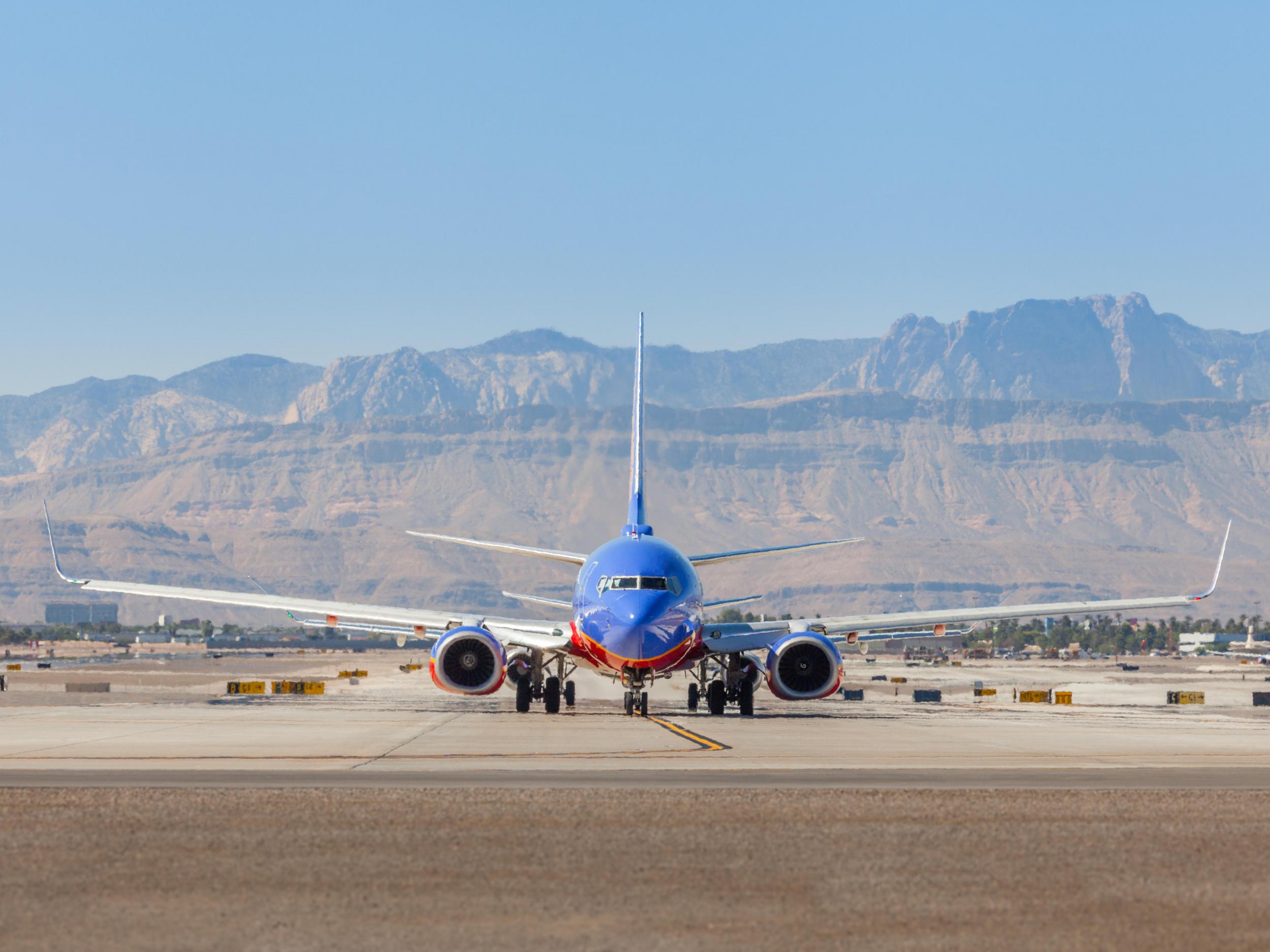 As you take-off from Las Vegas you get to see Red Rock Canyon