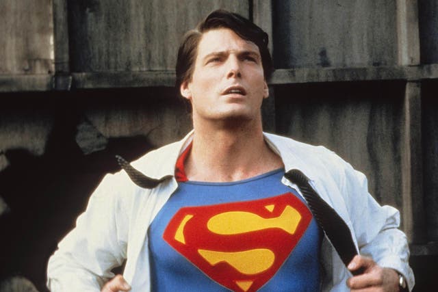 Christopher Reeve as the Man of Steel