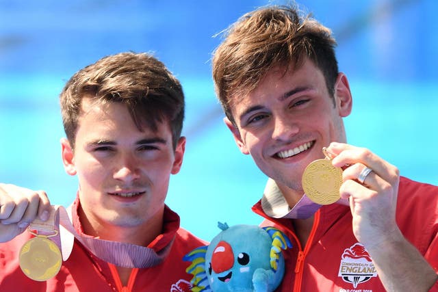 Tom Daley and partner Dan Goodfellow took gold in the 10m platform