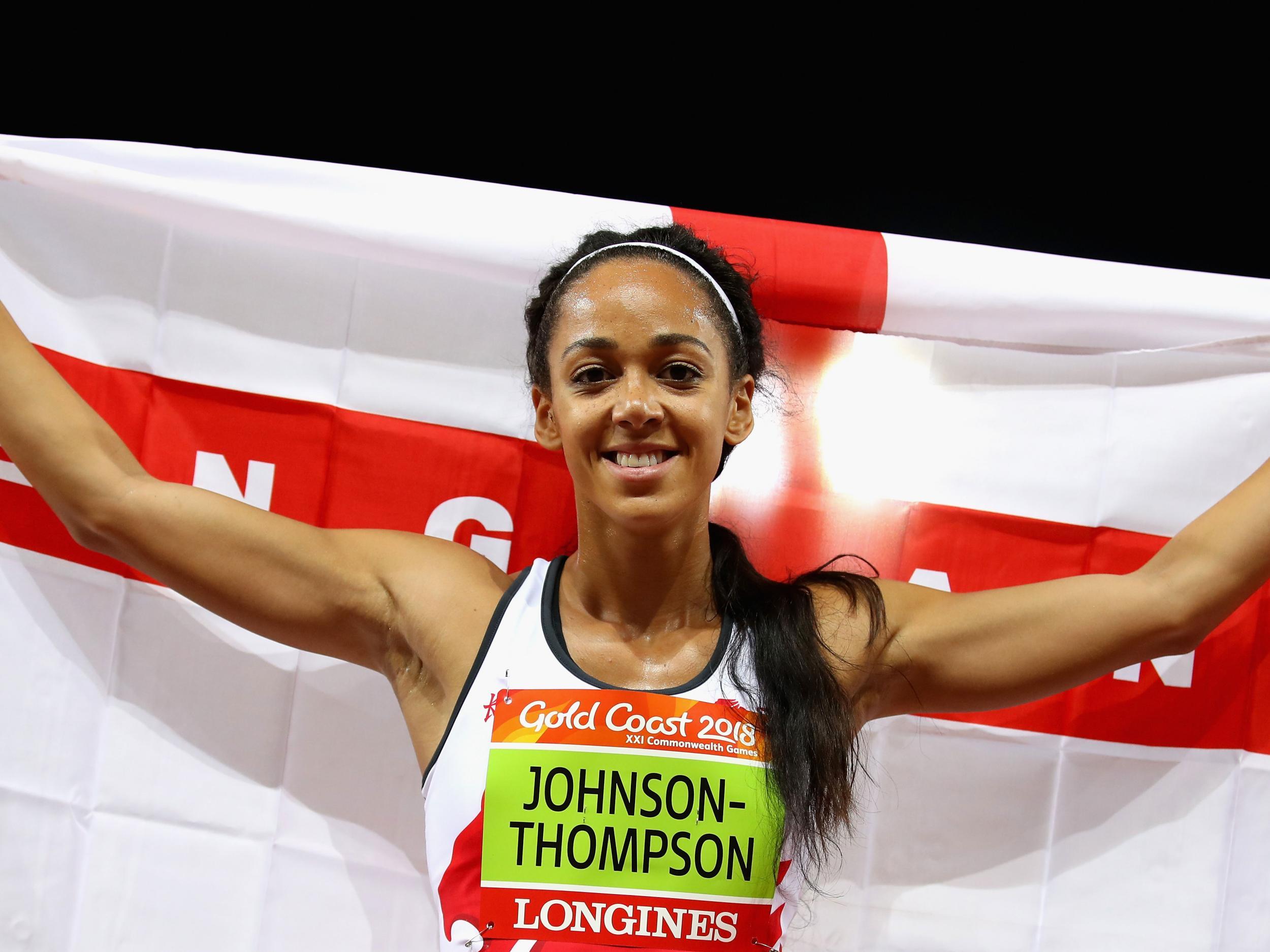 Johnson-Thompson won gold at this year's Commonwealth Games