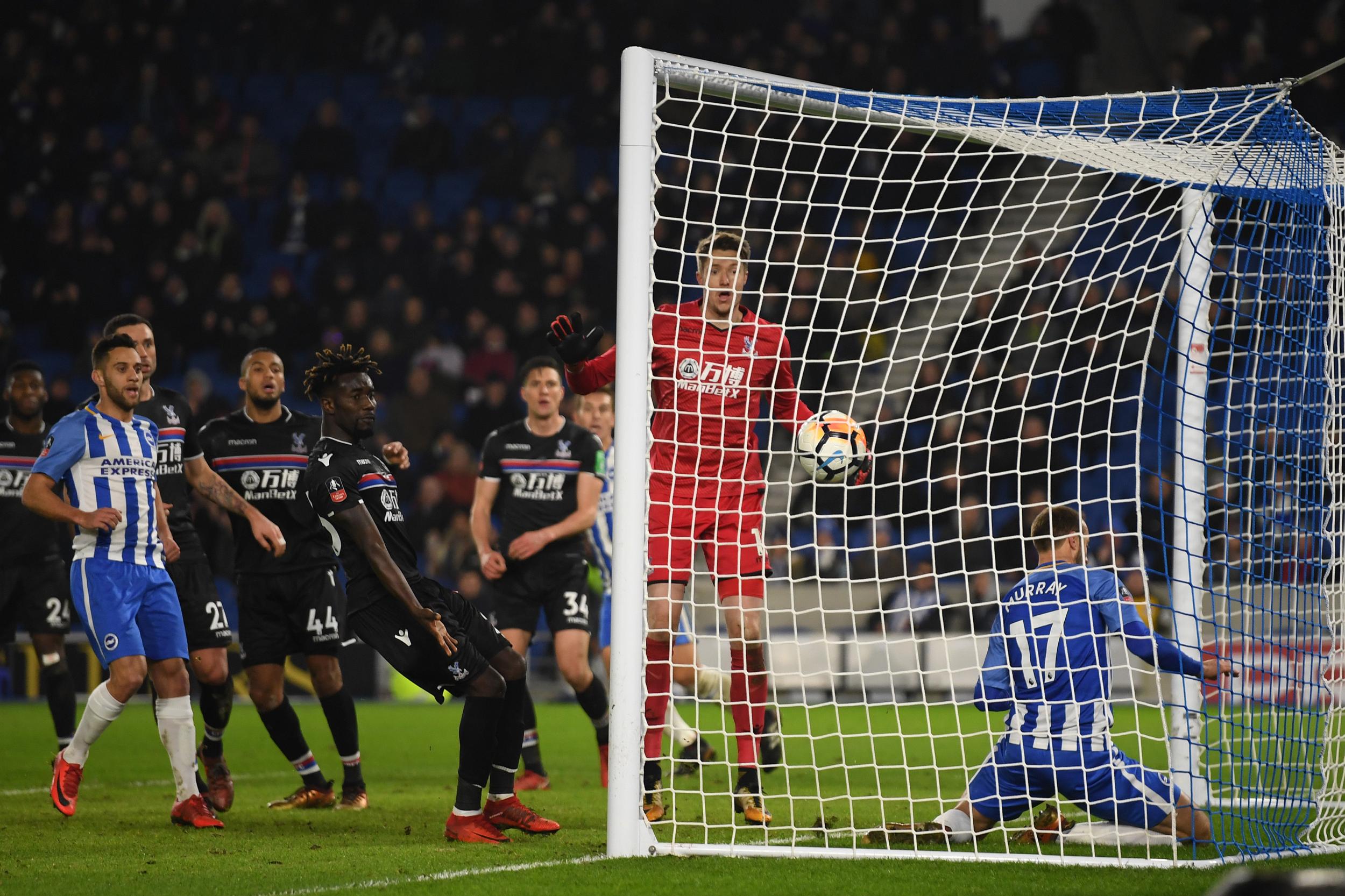 Brighton won when the sides met in the FA Cup in January