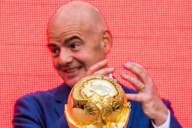 Gianni Infantino has opened the door to a possible 48-team World Cup in 2022