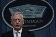 James Mattis says 'this was a one-time shot'- for now 