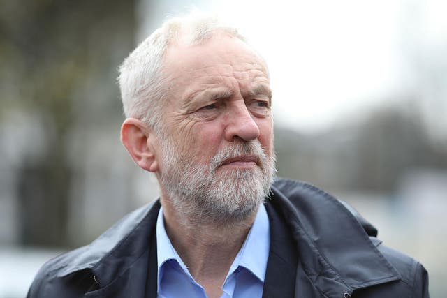 Labour leader Jeremy Corbyn has condemned air strikes by the US, UK and France in Syria