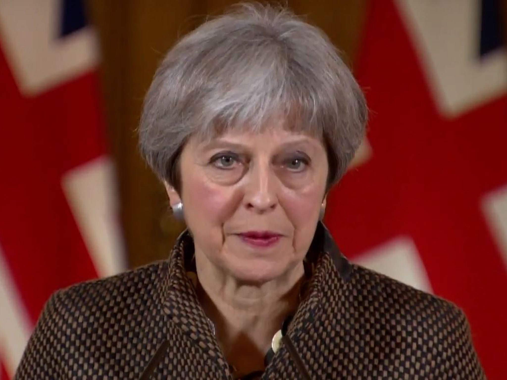 Theresa May justified her bypassing a parliamentary vote by attacking Assad