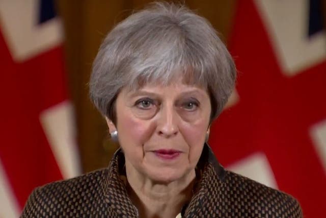 Theresa May justified her bypassing a parliamentary vote by attacking Assad
