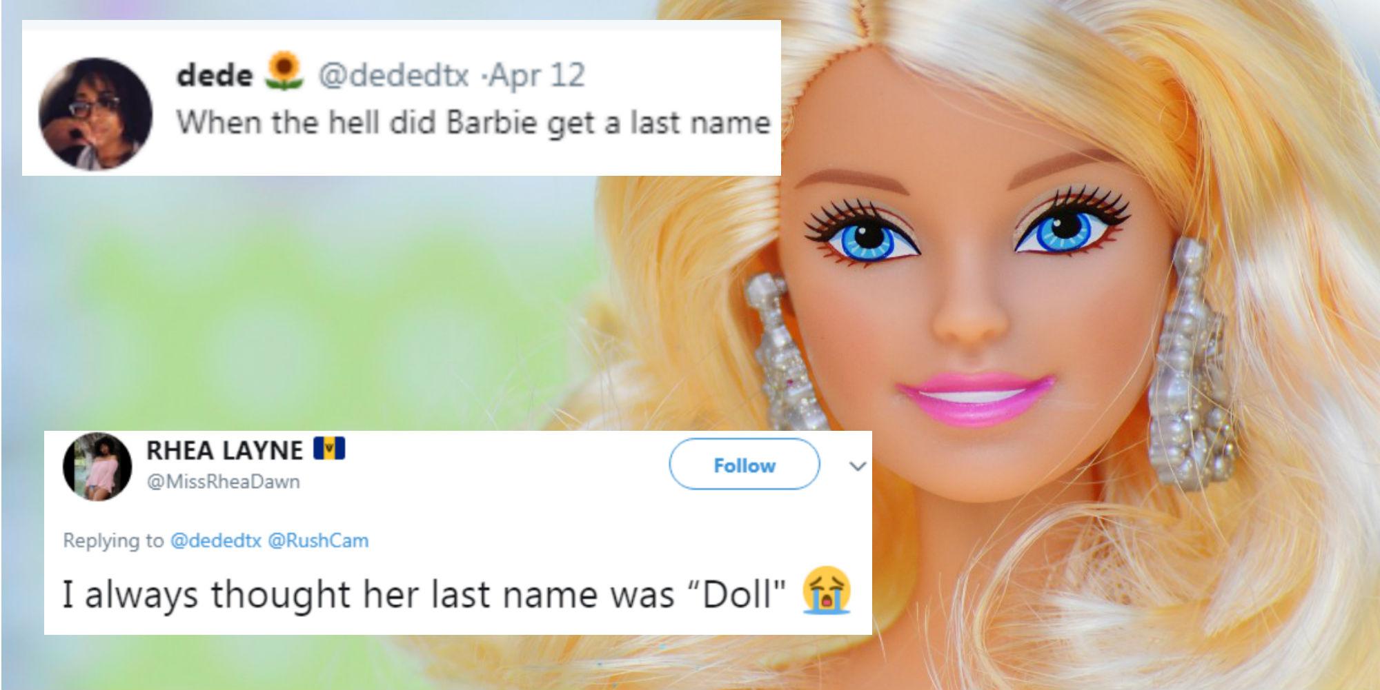 barbie's last name doll
