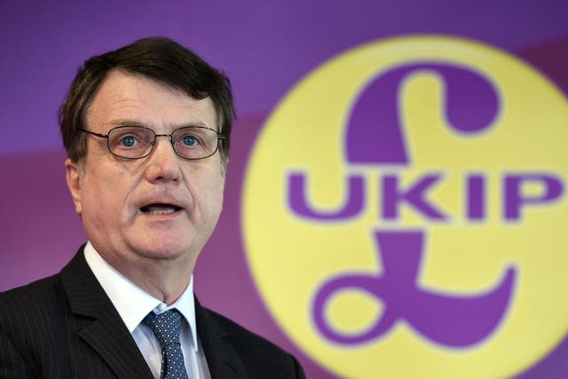 Gerard Batten was installed as leader after an uncontested election.