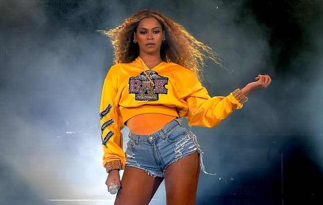 Beyonce performs onstage during 2018 Coachella Valley Music And Arts Festival Weekend on 14 April