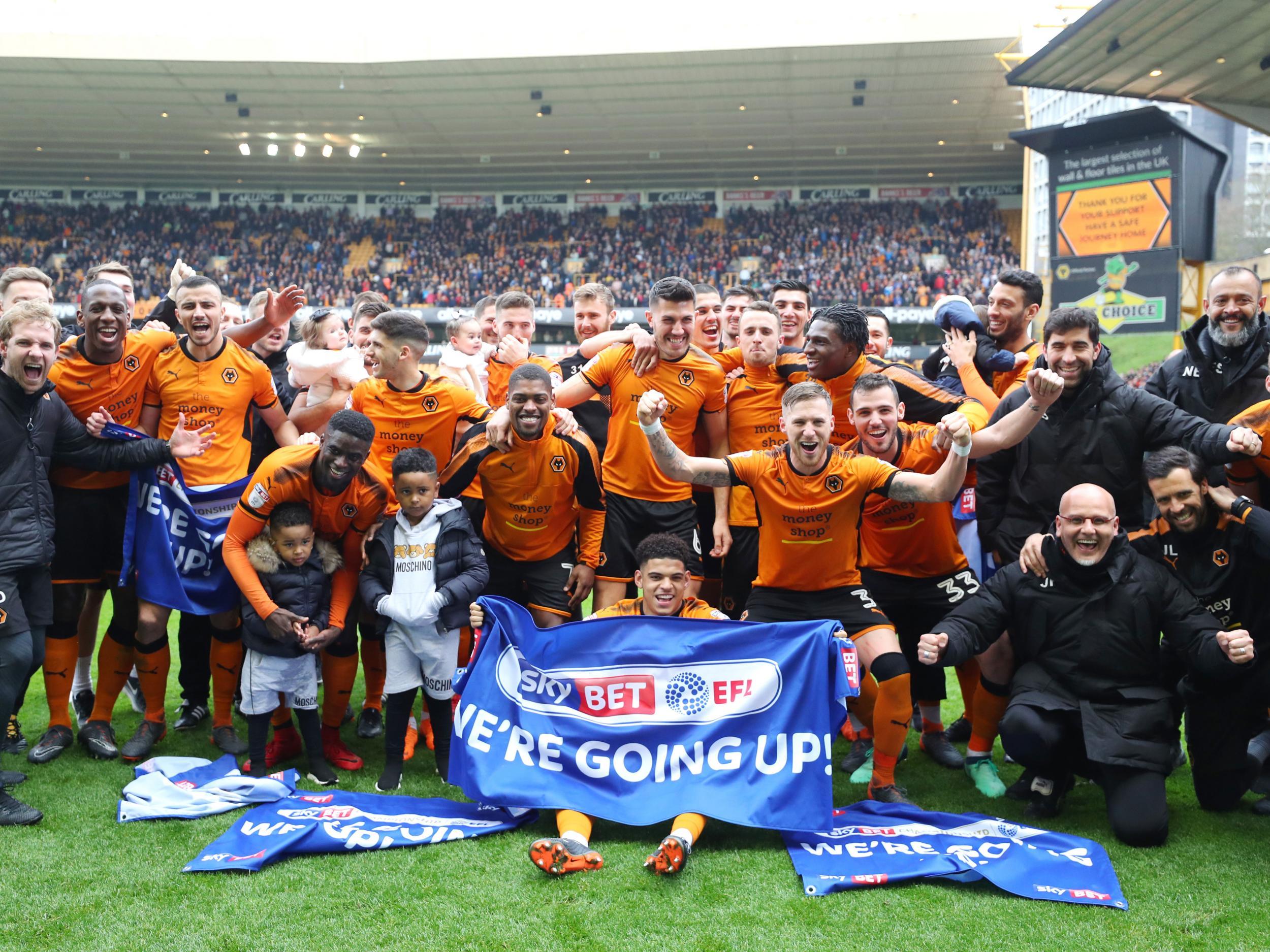 Wolves celebrate promotion to Premier League with victory over ...