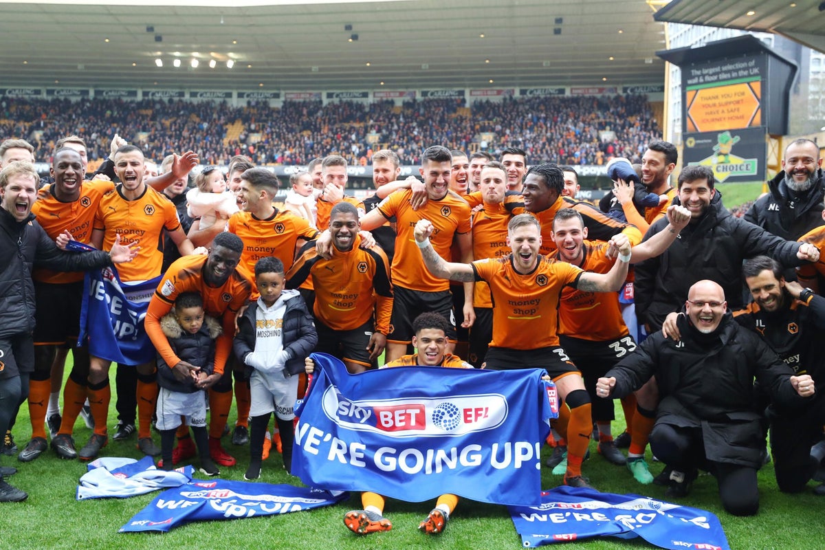 Wolves celebrate promotion to Premier League with victory over ...