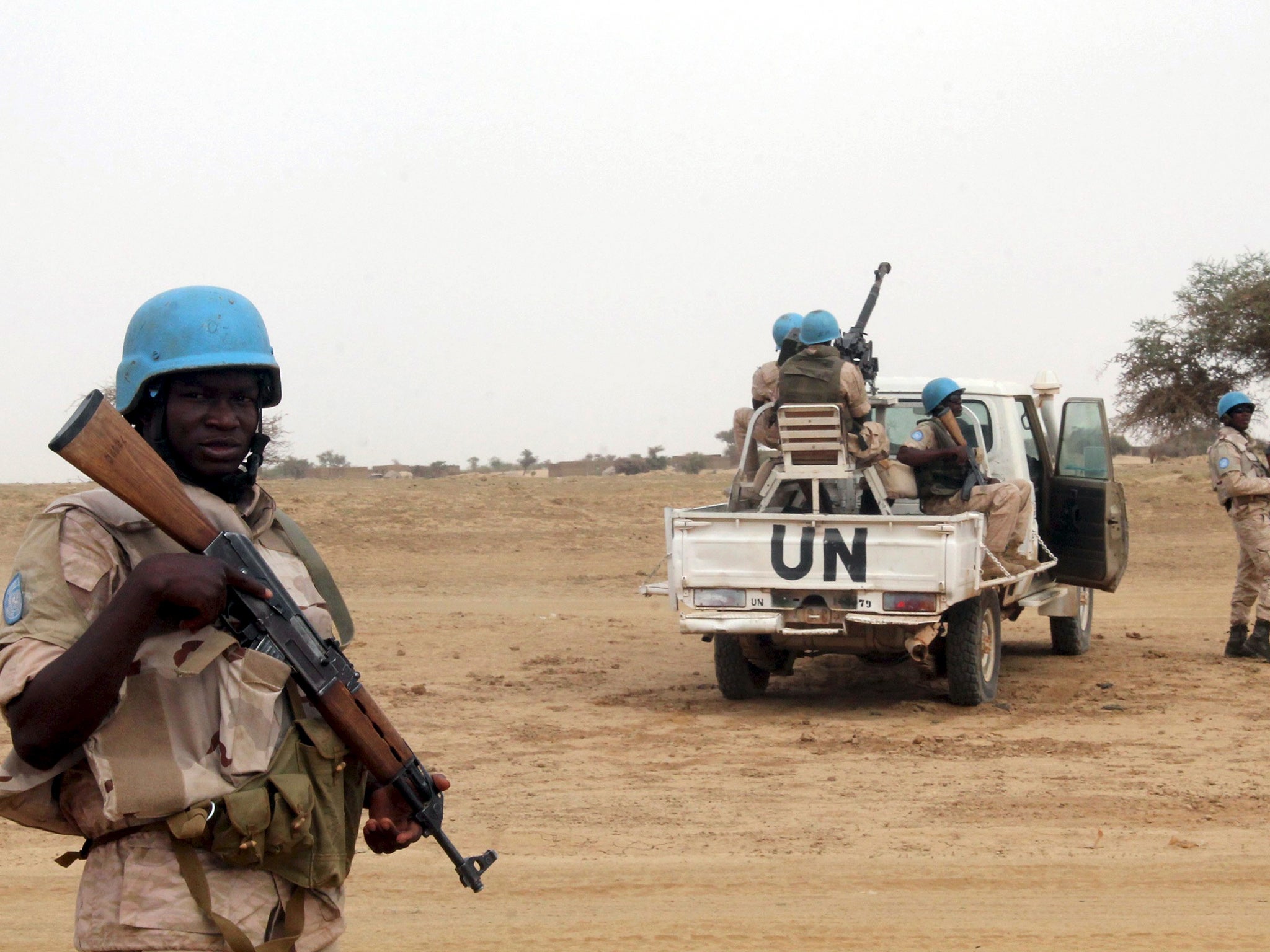The UN confirmed that one of their peacekeepers, who are known as Blue Helmets, was killed in the attack