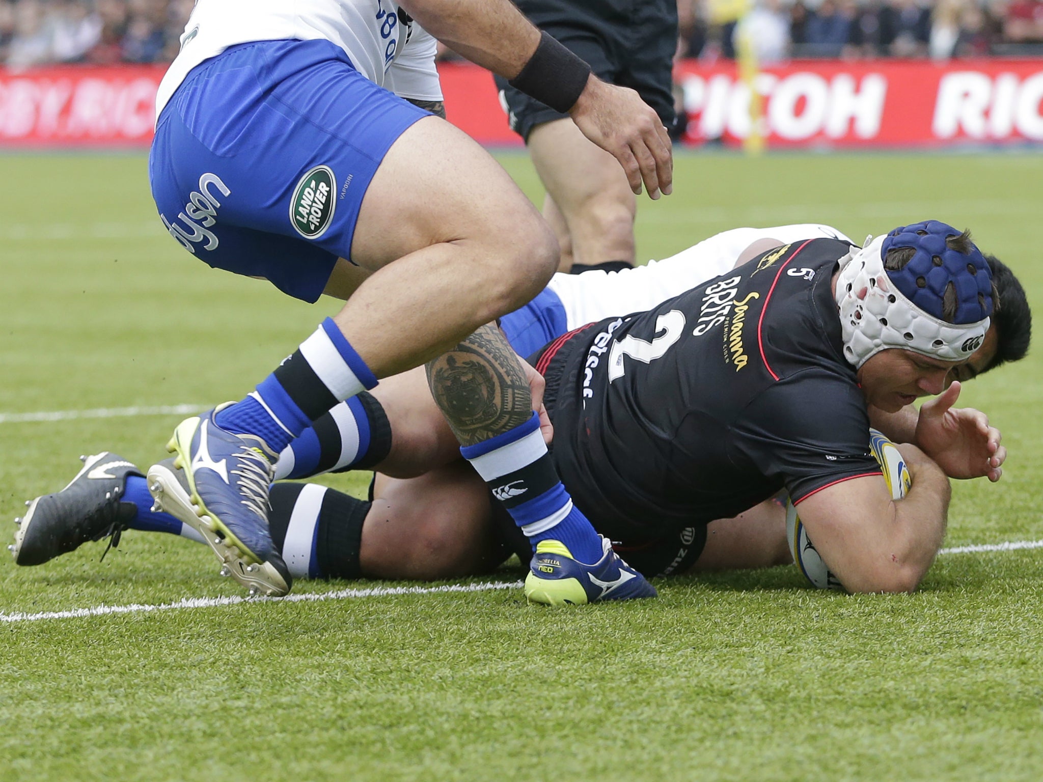 Schalk Brits opened the scoring for Saracens