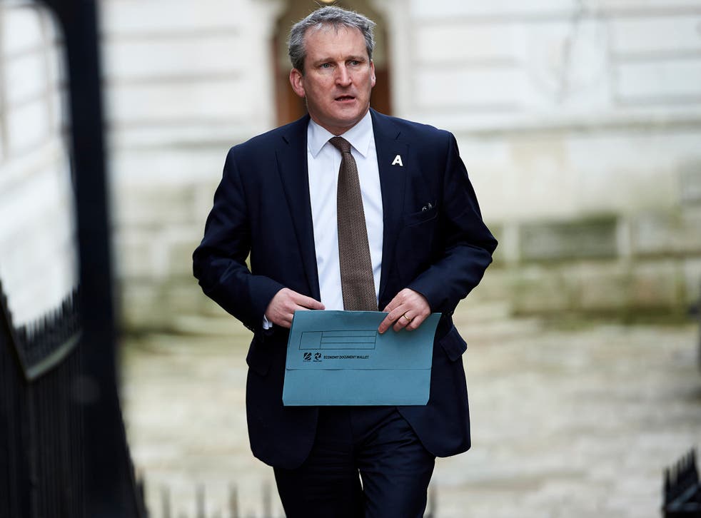 Britain's Education Secretary Damian Hinds arrives in Downing street