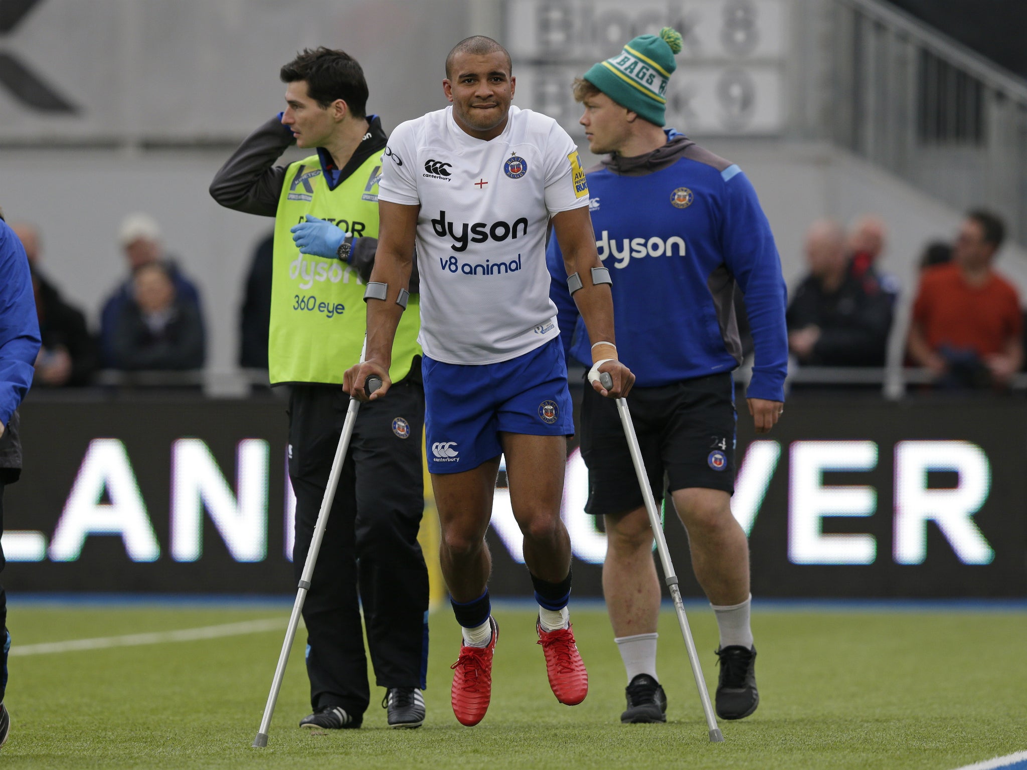 Bath are waiting to determine how bad Jonathan Joseph's ankle injury is