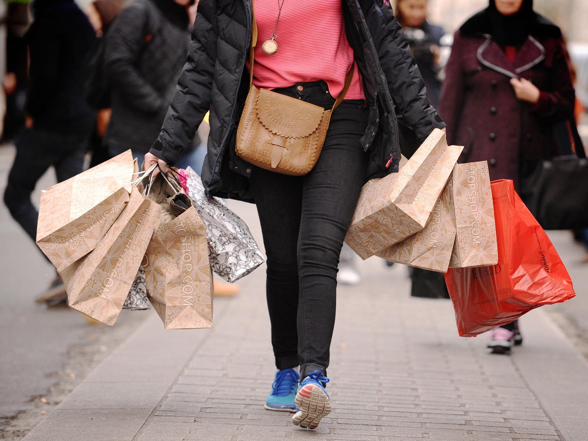 The inflation rate was pushed down by slower rises in the price of women’s clothing