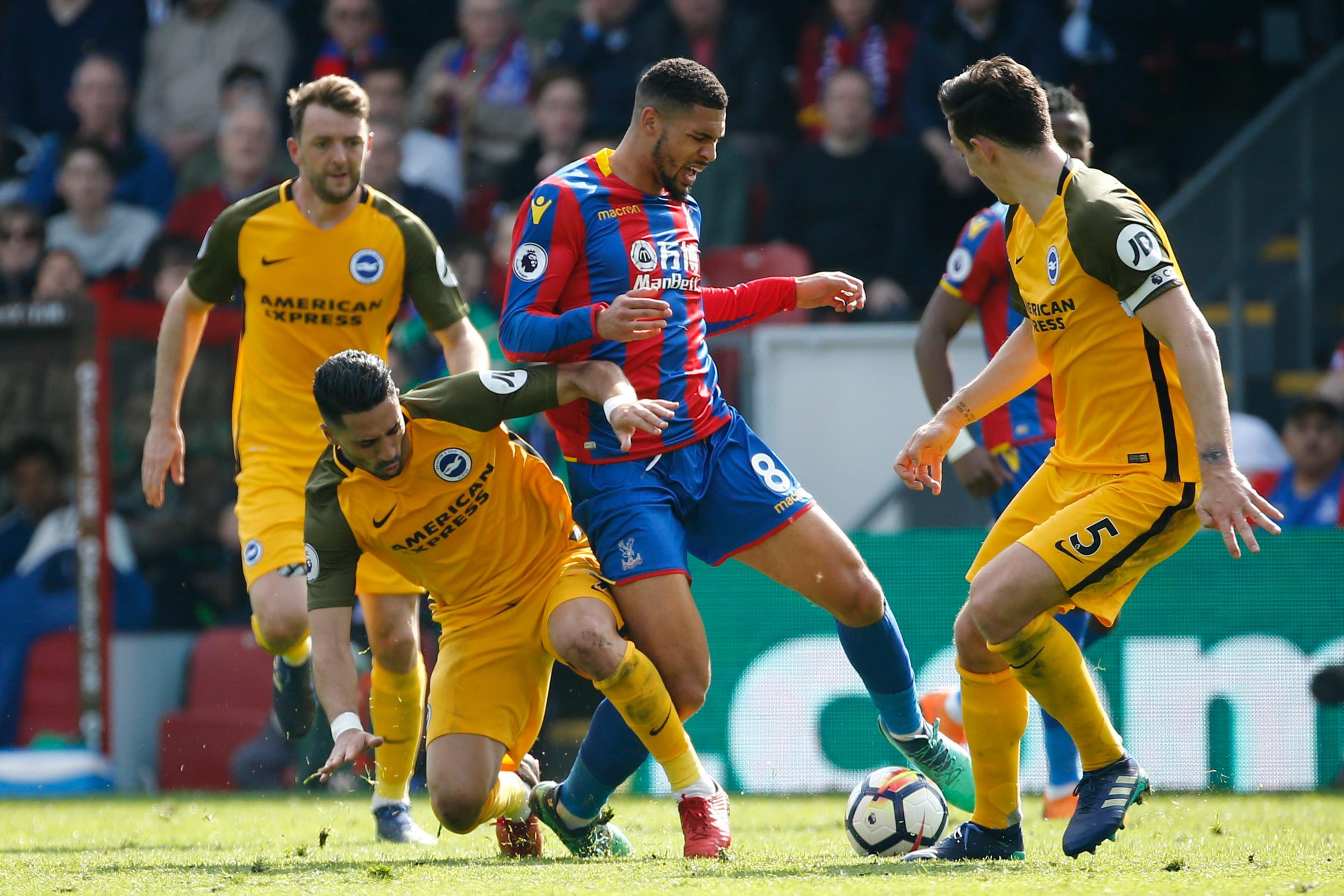 Brighton’s midfield struggled to contain Ruben Loftus-Cheek