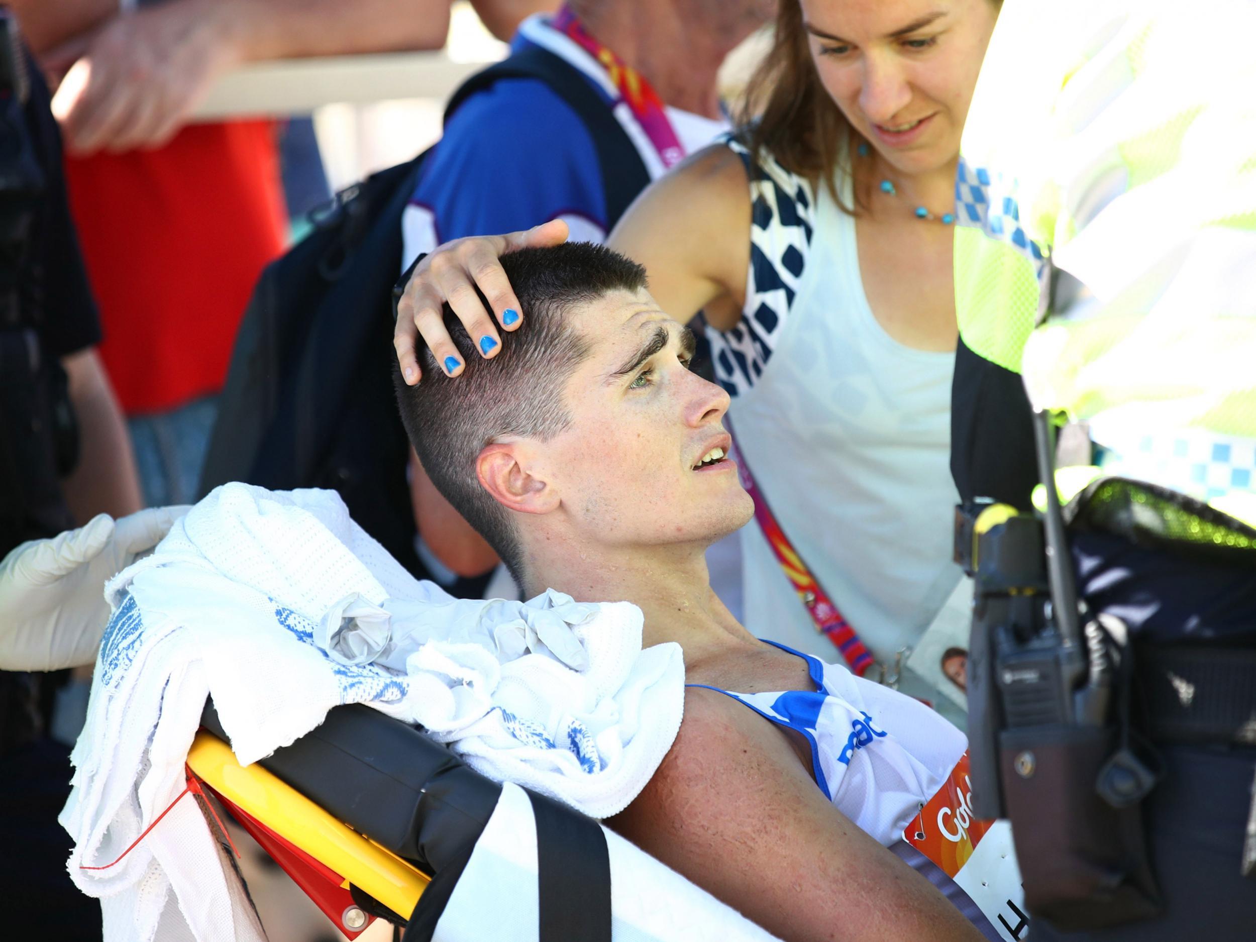 Callum Hawkins is out of hospital after collapsing during the Commonwealth Games