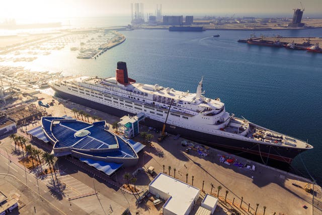 Final home: QE2 in Dubai