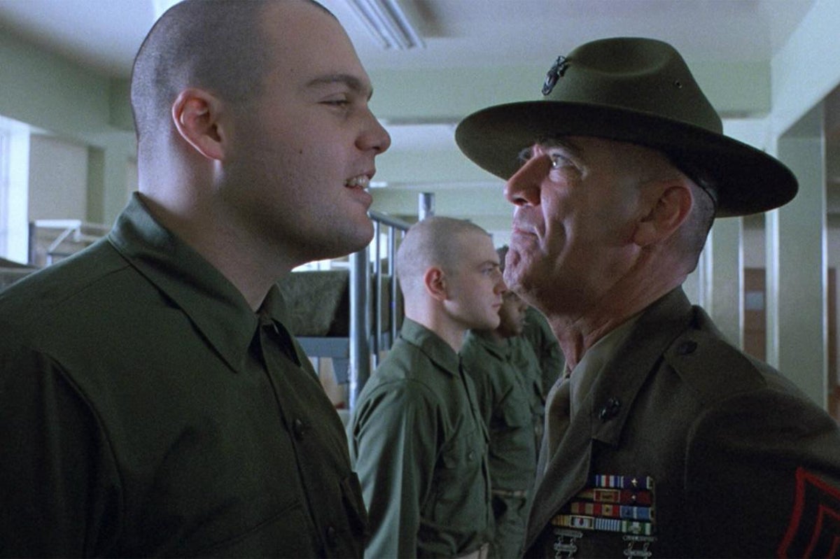 sandwich Mind soul R Lee Ermey death: Watch his iconic Full Metal Jacket drill sergeant scene  | The Independent | The Independent