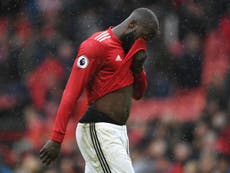Lukaku ruled out of remaining United league matches